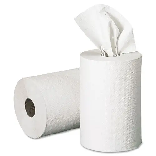 Pacific Blue Basic Nonperforated Paper Towels, 7 7-8 X 350Ft, White, 12 Rolls-Ct 1