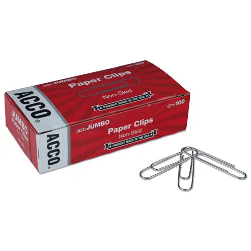 Paper Clips, Jumbo, Silver, 1,000-Pack 1