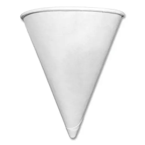 Paper Cone Cups, 4 Oz, White, 200/Pack 1