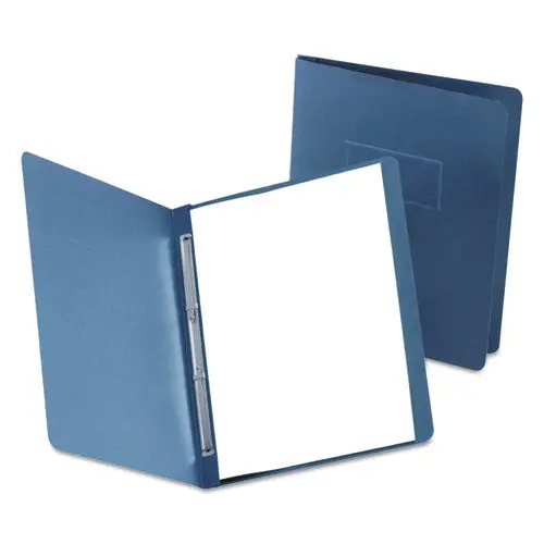 Paper Report Cover, Large 2 Prong Fastener, Letter, 3" Capacity, Dk Blue, 25-Box 1