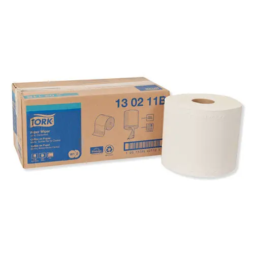 Paper Wiper, Centerfeed, 2-Ply, 9 X 13, White, 800-Roll, 2 Rolls-Carton 1