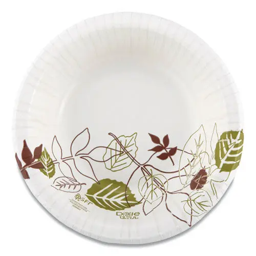 Pathways W-Soak Proof Shield Heavyweight Paper Bowls, 12Oz, Green-Burg, 500-Ct 1