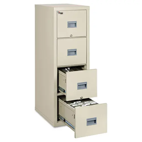 Patriot Insulated Four-Drawer Fire File, 17.75W X 25D X 52.75H, Parchment 1