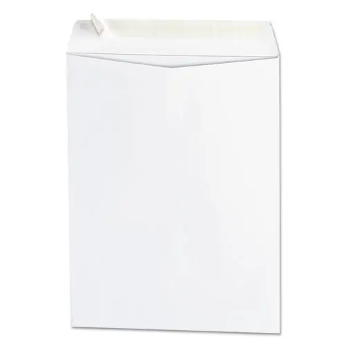 Peel Seal Strip Catalog Envelope, #10 1-2, Square Flap, Self-Adhesive Closure, 9 X 12, White, 100-Box 1
