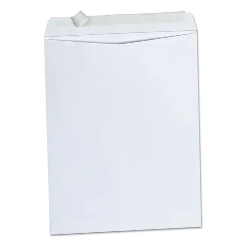 Peel Seal Strip Catalog Envelope, #13 1-2, Square Flap, Self-Adhesive Closure, 10 X 13, White, 100-Box 1