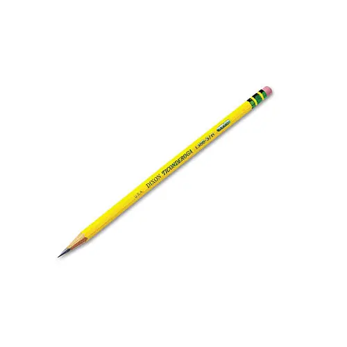 Pencils, Hb (#3), Black Lead, Yellow Barrel, Dozen 1