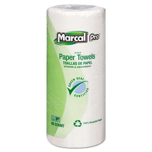 Perforated Kitchen Towels, White, 2-Ply, 9"X11", 85 Sheets-Roll, 30 Rolls-Carton 1