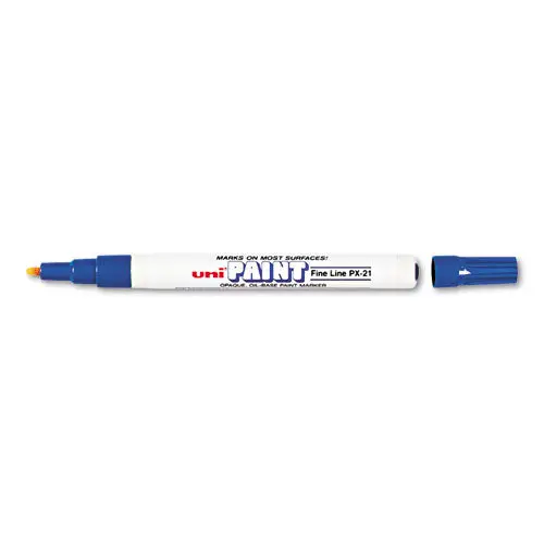 Permanent Marker, Fine Bullet Tip, Blue 1
