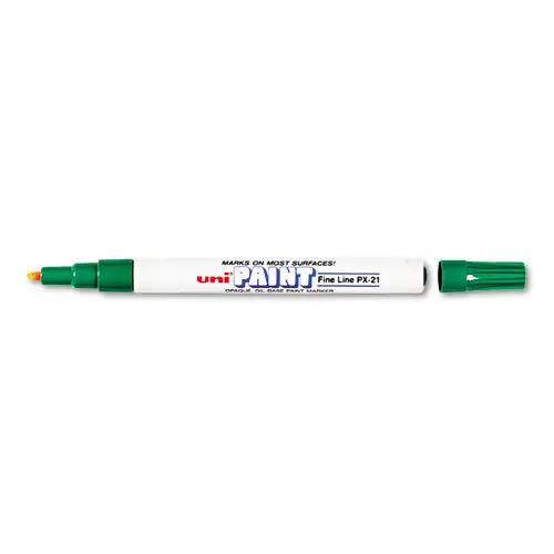 Permanent Marker, Fine Bullet Tip, Green 1