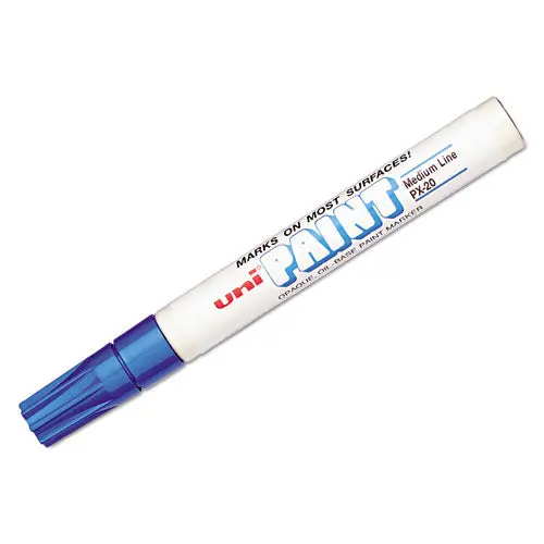 Permanent Marker, Medium Bullet Tip, Blue 1