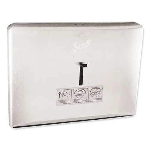 Personal Seat Cover Dispenser, 16.6 X 2.5 X 12.3, Stainless Steel 1