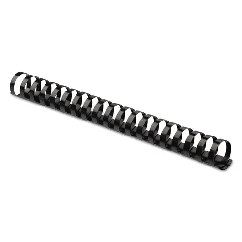 Plastic Comb Bindings, 2" Diameter, 500 Sheet Capacity, Black, 10 Combs-Pack 1