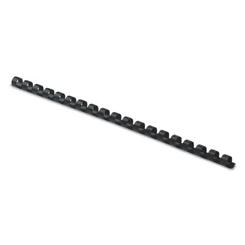 Plastic Comb Bindings, 5-16" Diameter, 40 Sheet Capacity, Black, 25 Combs-Pack 1