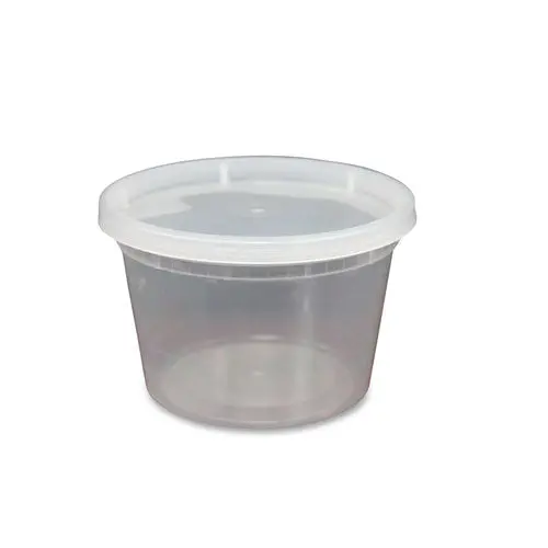 Plastic Deli Containers, 16 Oz, Clear, Plastic, 240/Carton 1