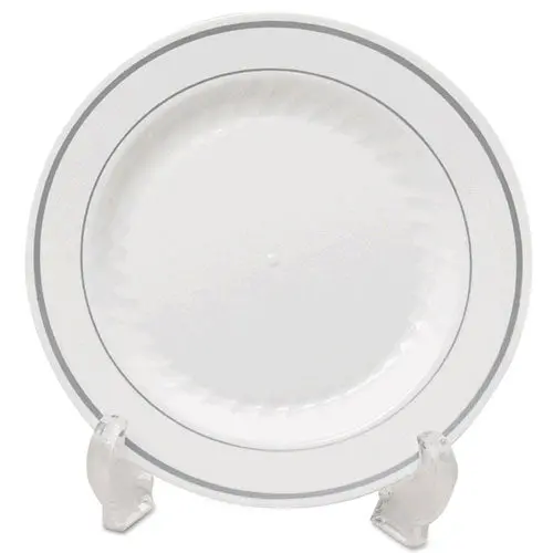 Plate,Dnnr,Plas,9",Wh 1