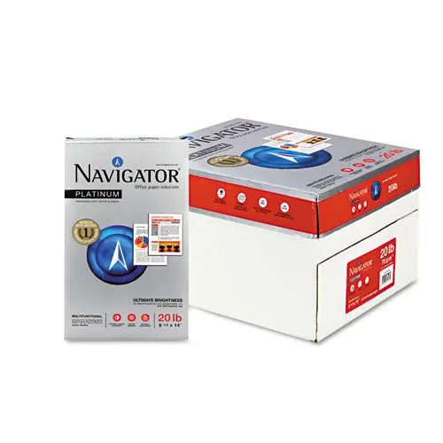 Platinum Paper, 99 Bright, 20 Lb, 8.5 X 14, White, 500 Sheets-Ream, 10 Reams-Carton 1