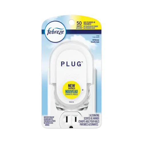 Plug Air Freshener Warmer, 2.5" X 3" X 4", Off White, 4-Carton 1
