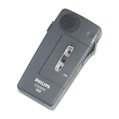 Pocket Memo 388 Slide Switch Mini Cassette Dictation Recorder 1