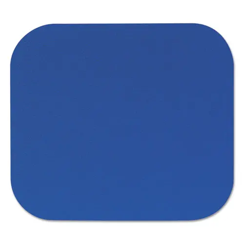 Polyester Mouse Pad, Nonskid Rubber Base, 9 X 8, Blue 1