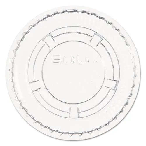Portion-Soufflé Cup Lids, Fits 0.5-1 Oz Cups, Pet, Clear, 2,500-Carton 1