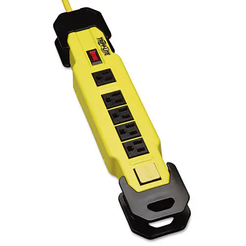 Power It! Safety Power Strip, 6 Outlets, 9 Ft Cord And Clip, Gfci Plug 1