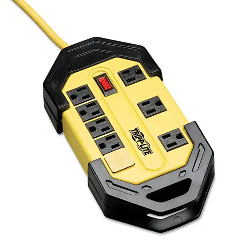 Power It! Safety Power Strip, 8 Outlets, 12 Ft Cord And Clip, Gfci Plug 1