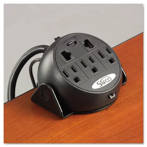 Power Module, 3 Outlets, 2 Rj-45 Ports, 8 Ft Cord 1