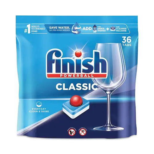 Powerball Classic Dishwasher Tabs, Fresh Scent, 36-Pack, 4 Packs-Carton 1