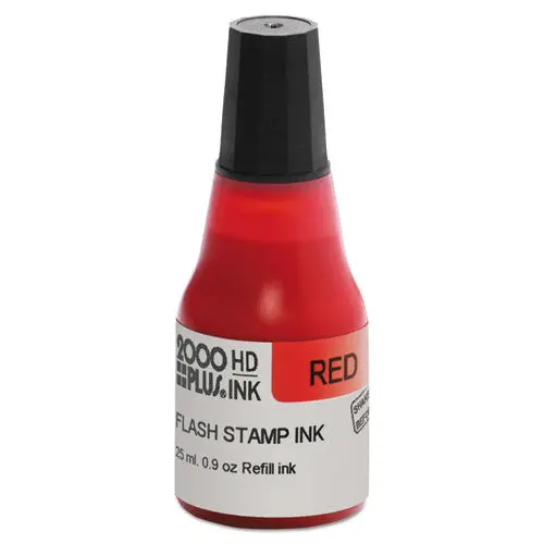 Pre-Ink High Definition Refill Ink, Red, 0.9 Oz. Bottle 1