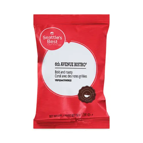 Premeasured Coffee Packs, 6Th Avenue Bistro, 2.1 Oz Packet, 72-Carton 1
