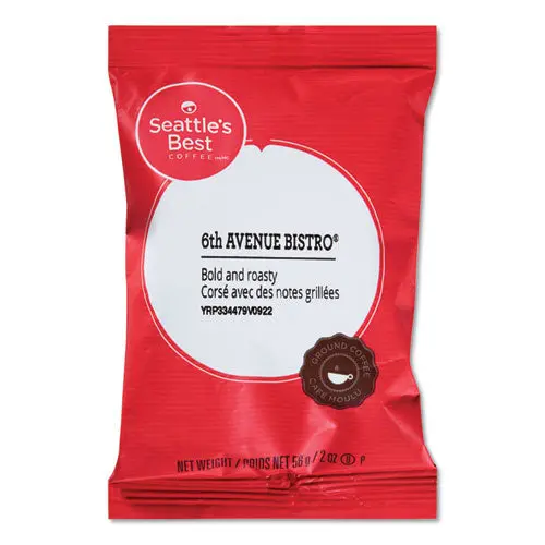 Premeasured Coffee Packs, 6Th Avenue Bistro, 2 Oz Packet, 18-Box 1