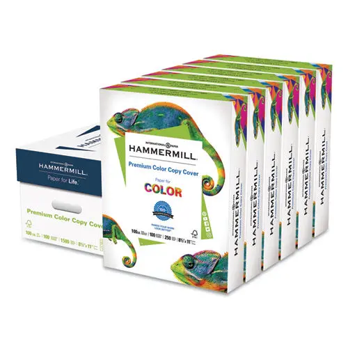 Premium Color Copy Cover, 100 Bright, 100Lb, 8.5 X 11, 250 Sheets-Pack, 6 Packs-Carton 1