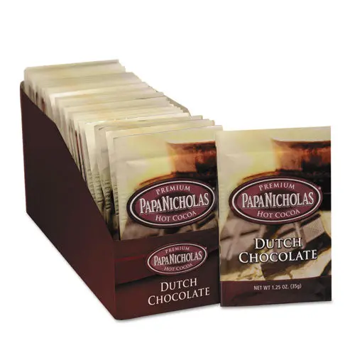 Premium Hot Cocoa, Dutch Chocolate, 24-Carton 1