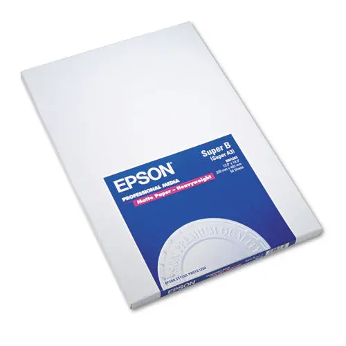 Premium Matte Presentation Paper, 9 Mil, 13 X 19, Matte Bright White, 50-Pack 1