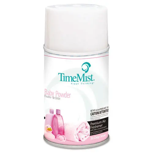 Premium Metered Air Freshener Refill, Baby Powder, 5.3 Oz Aerosol 1