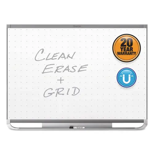 Prestige 2 Magnetic Total Erase Whiteboard, 48 X 36, Graphite Frame 1