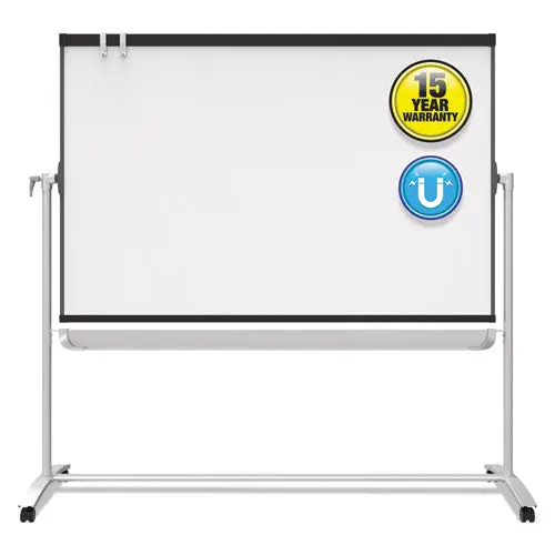 Prestige 2 Mobile Presentation Easel,  6 Ft X 4 Ft, Silver-Graphite 1