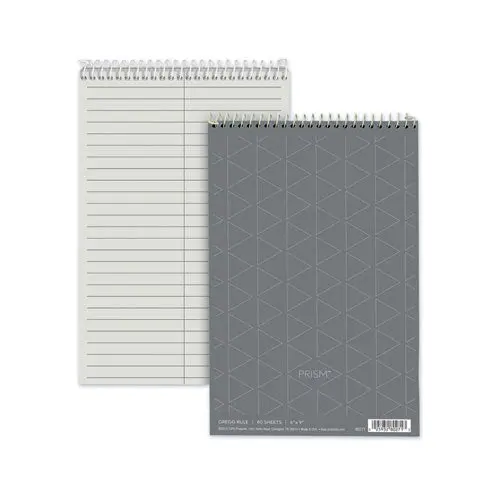 Prism Steno Books, Gregg Rule, 6 X 9, Gray, 80 Sheets, 4-Pack 1