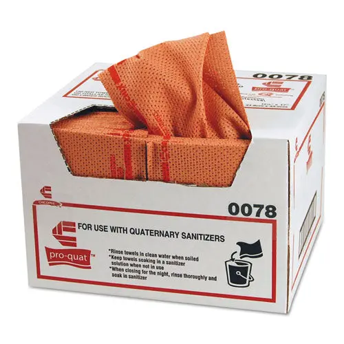 Pro-Quat Fresh Guy Food Service Towels, Heavy Duty, 12 1-2 X 17, Red, 150-Carton 1