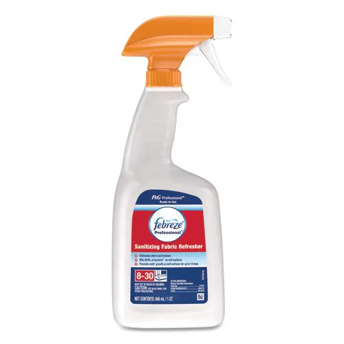 Professional Sanitizing Fabric Refresher, Light Scent, 32 Oz Spray Bottle 1