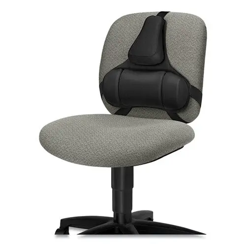 Professional Series Back Support, Memory Foam Cushion, 15W X 2D X 14.5H, Black 1