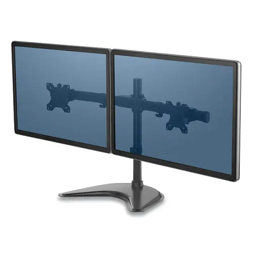 Professional Series Freestanding Dual Horizontal Monitor Arm, For 30" Monitors, 35.75" X 11" X 18.25", Black, Supports 17 Lb 1