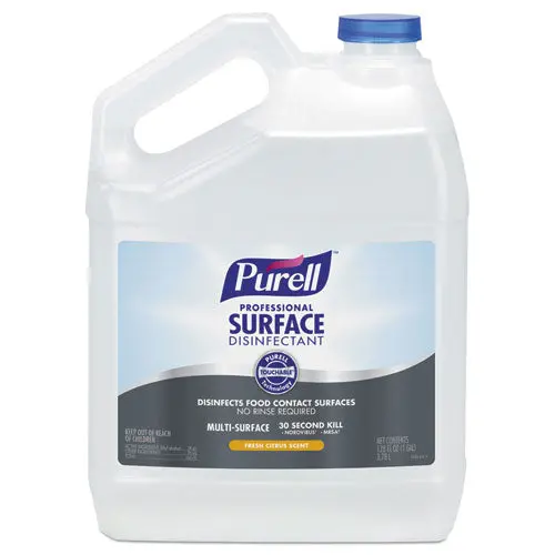 Professional Surface Disinfectant, Fresh Citrus, 1 Gal Bottle, 4-Carton 1