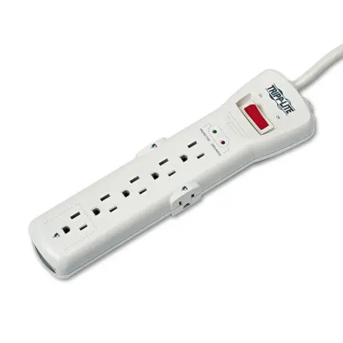 Protect It! Surge Protector, 7 Outlets, 15 Ft Cord, 2520 Joules, Light Gray 1