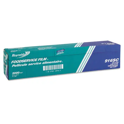 Pvc Film Roll With Cutter Box, 24" X 2000 Ft, Clear 1