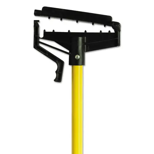 Quick-Change Mop Handle, 60", Fiberglass, Yellow, 6-Carton 1
