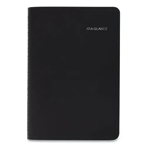 Quicknotes Daily-Monthly Appointment Book-Planner, 8.5 X 5.5, Black, 2021 1