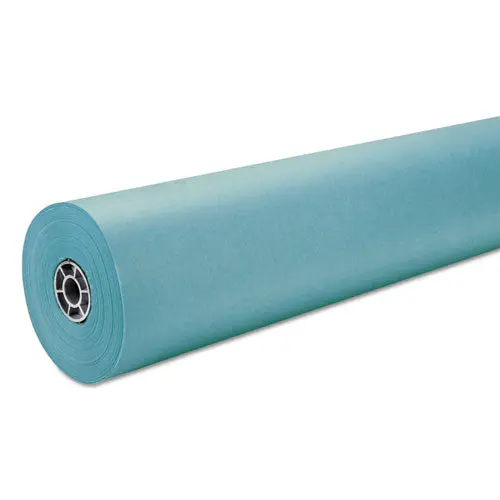 Rainbow Duo-Finish Colored Kraft Paper, 35Lb, 36" X 1000Ft, Aqua 1