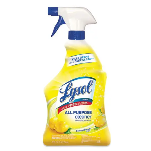 Ready-To-Use All-Purpose Cleaner, Lemon Breeze, 32 Oz Spray Bottle, 12-Carton 1
