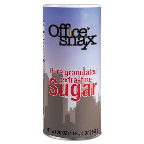 Reclosable Canister Of Sugar, 20Oz, 24-Carton 1